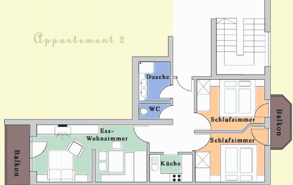 זולדן Trofana Appartements חדר תמונה